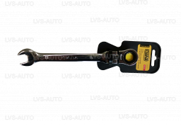 Ключ рожково-накидной с трещоткой и шарниром CrV 13мм СИЛА (202117)